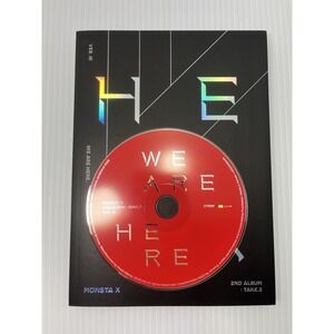 MONSTA X 2nd Album WE ARE HERE CD w/ PHOTOBOOK NO PHOTOCARD NO POSTER Ver 3